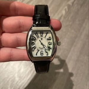 Lancaster Italy Watch w/ Leather Band